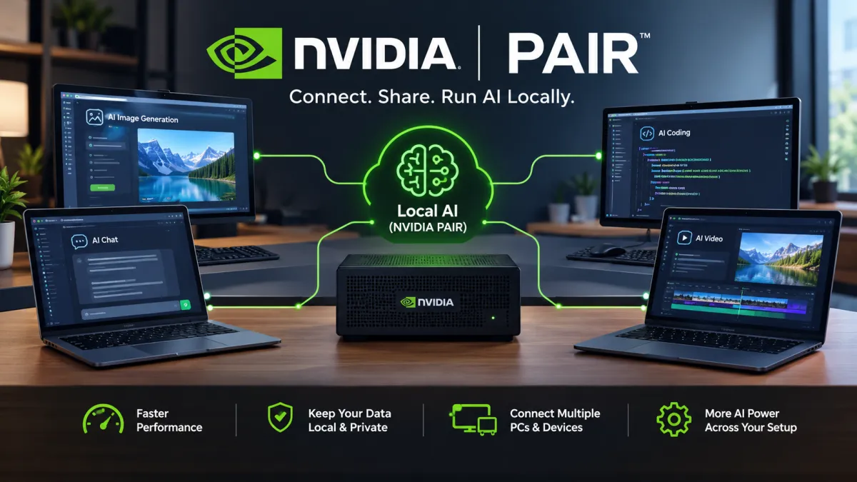 NVIDIA PAIR setup for multiple PCs and local AI