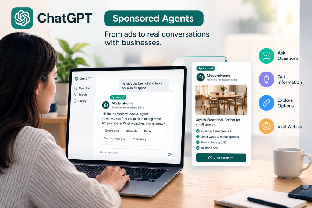 ChatGPT Sponsored Agents 2026