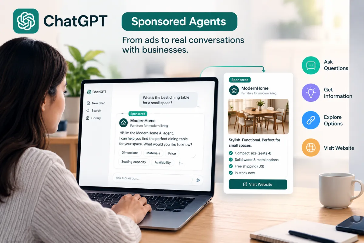 ChatGPT Sponsored Agents 2026