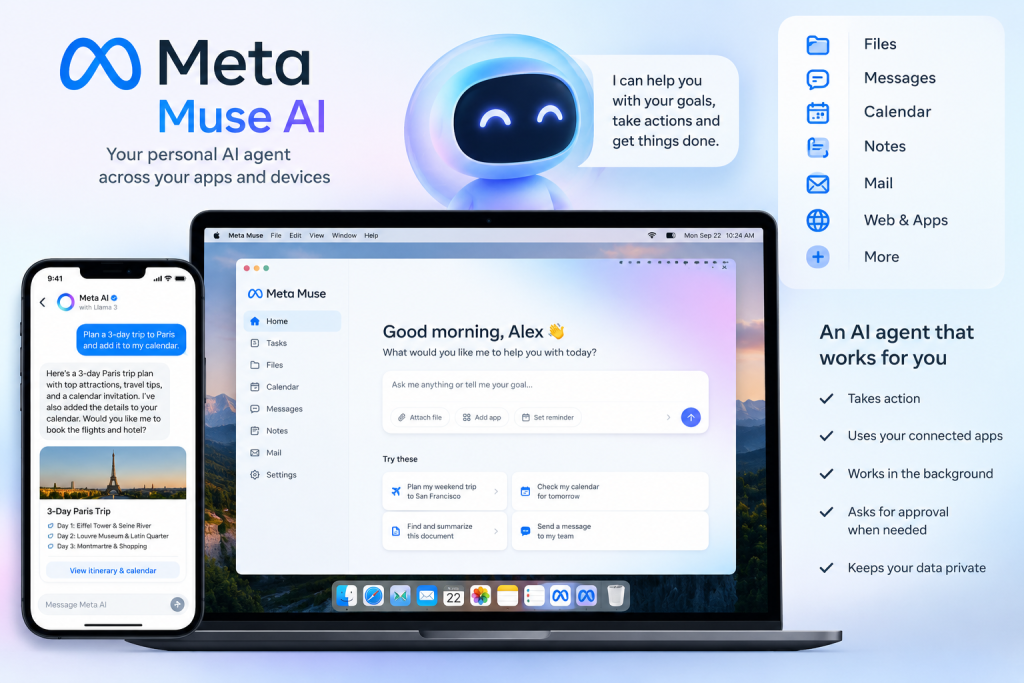 Meta Muse AI 2026 personal AI agent features