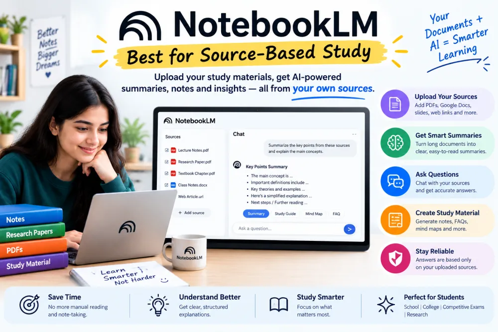 NotebookLM — Best for Source-Based Study