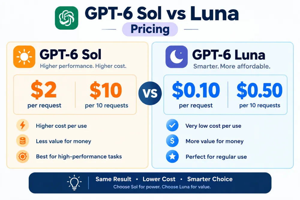 Pricing comparison visual